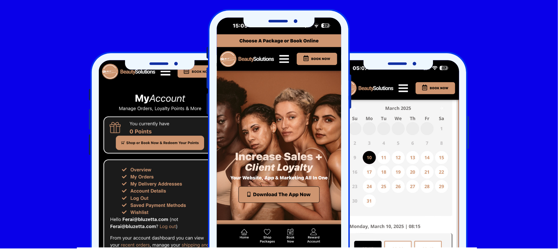 Orbit Web App for hair and beauty salons